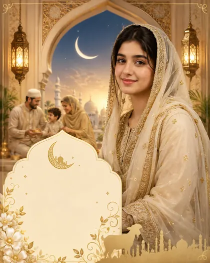 Eid al-Adha — Pakistan — Eid al-Adha AI poster reference