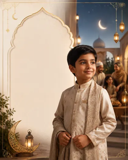 Eid al-Adha — India (Muslim audience) — Eid al-Adha AI poster reference