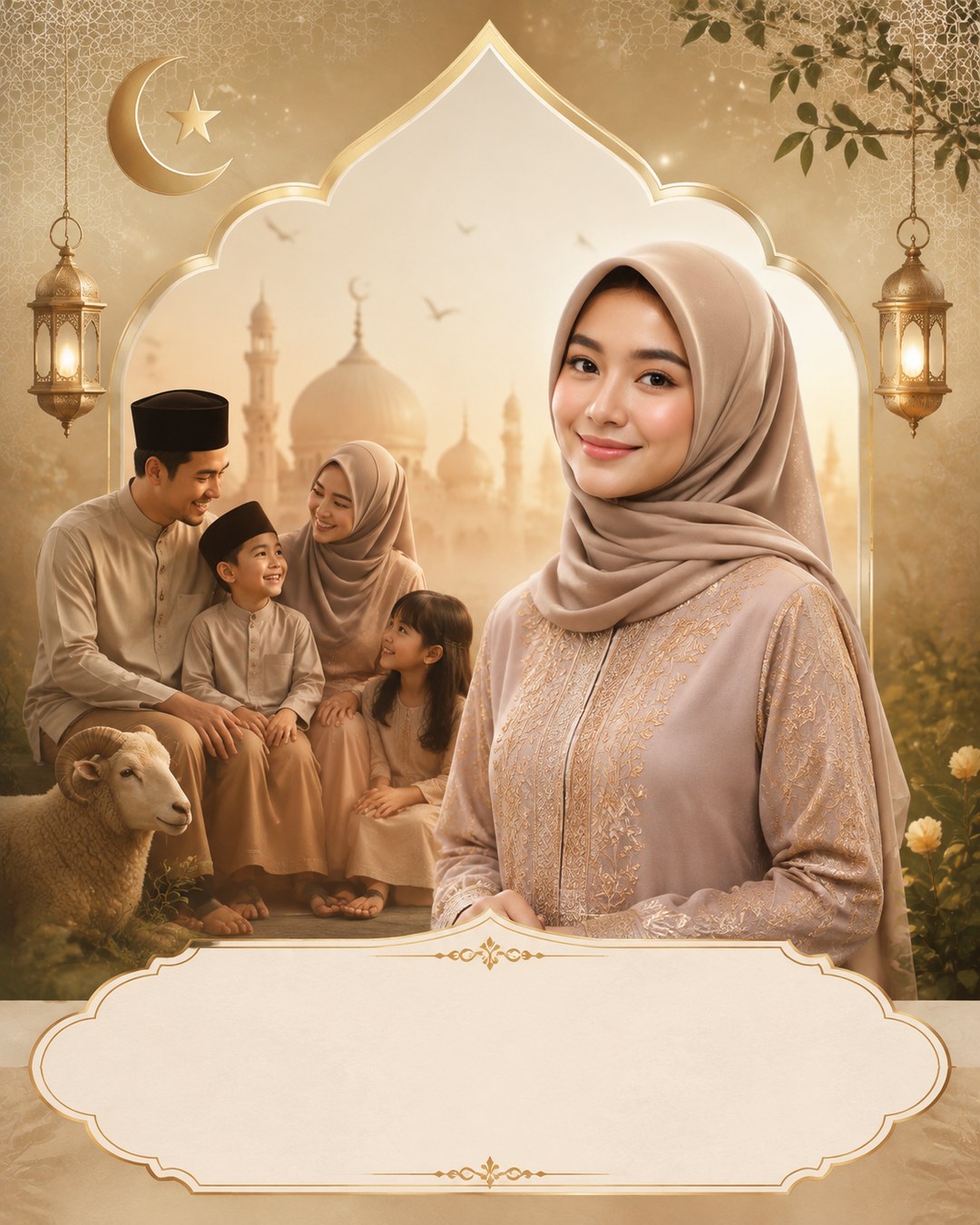 Eid al-Adha — Indonesia reference poster