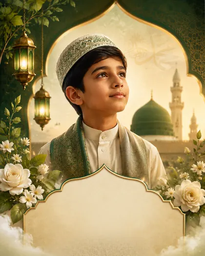 Mawlid — Saudi / Gulf — Mawlid AI poster reference