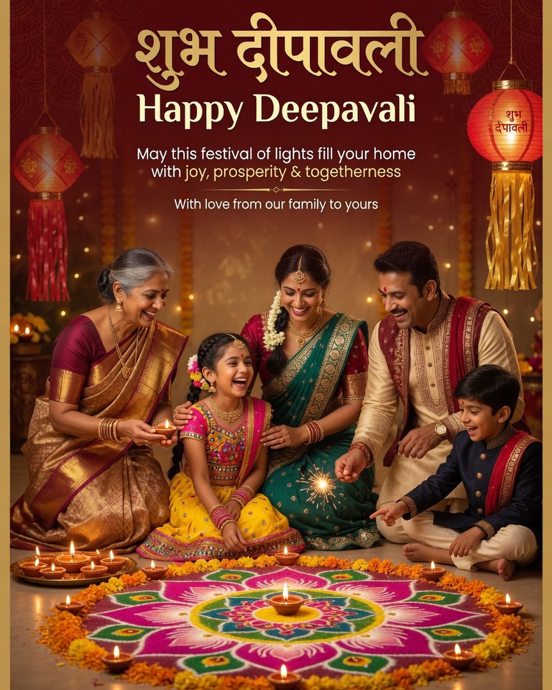 Diwali / Deepavali — India - Pan Indian reference poster