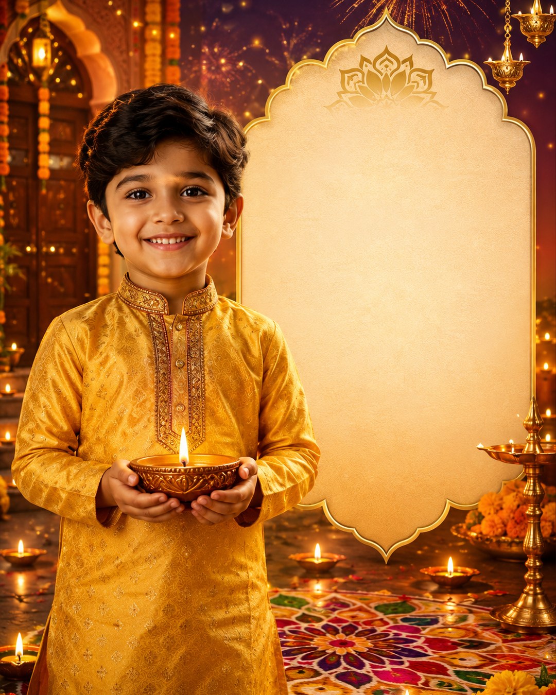 Diwali / Deepavali — India - Maharashtra reference poster