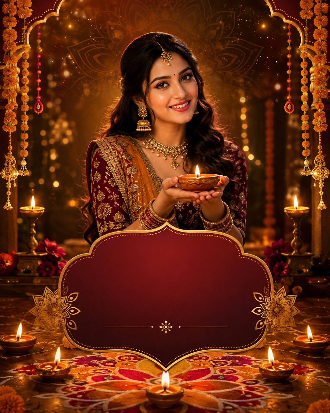 Diwali / Deepavali — India - Gujarat reference poster