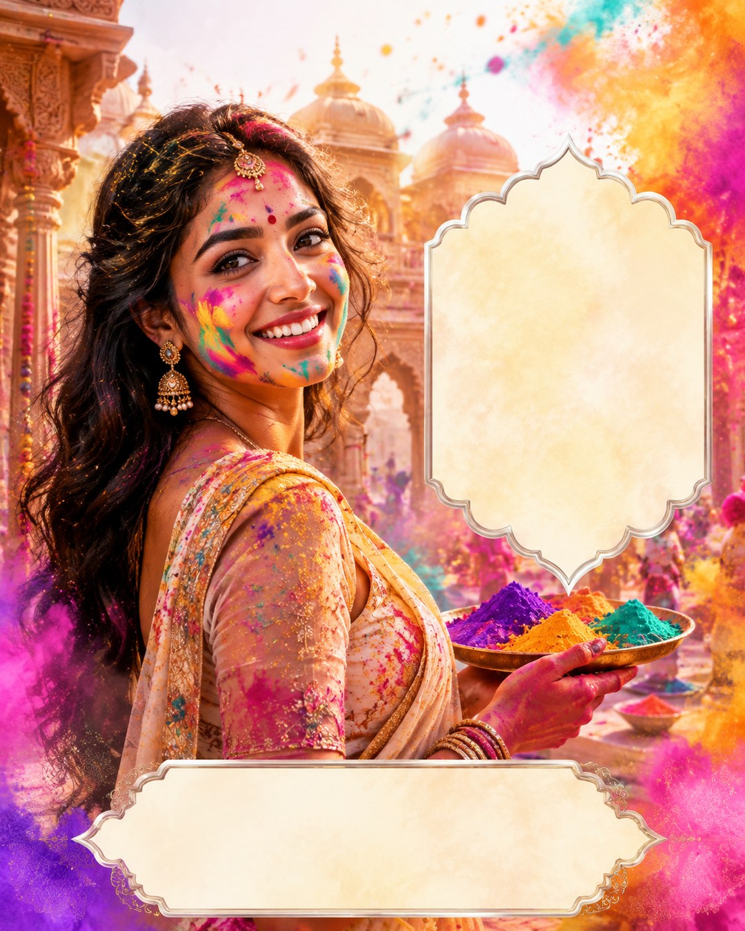 Holi — India - Telugu reference poster
