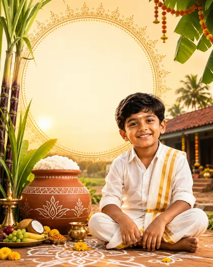 Pongal — India - Kerala — Pongal AI poster reference