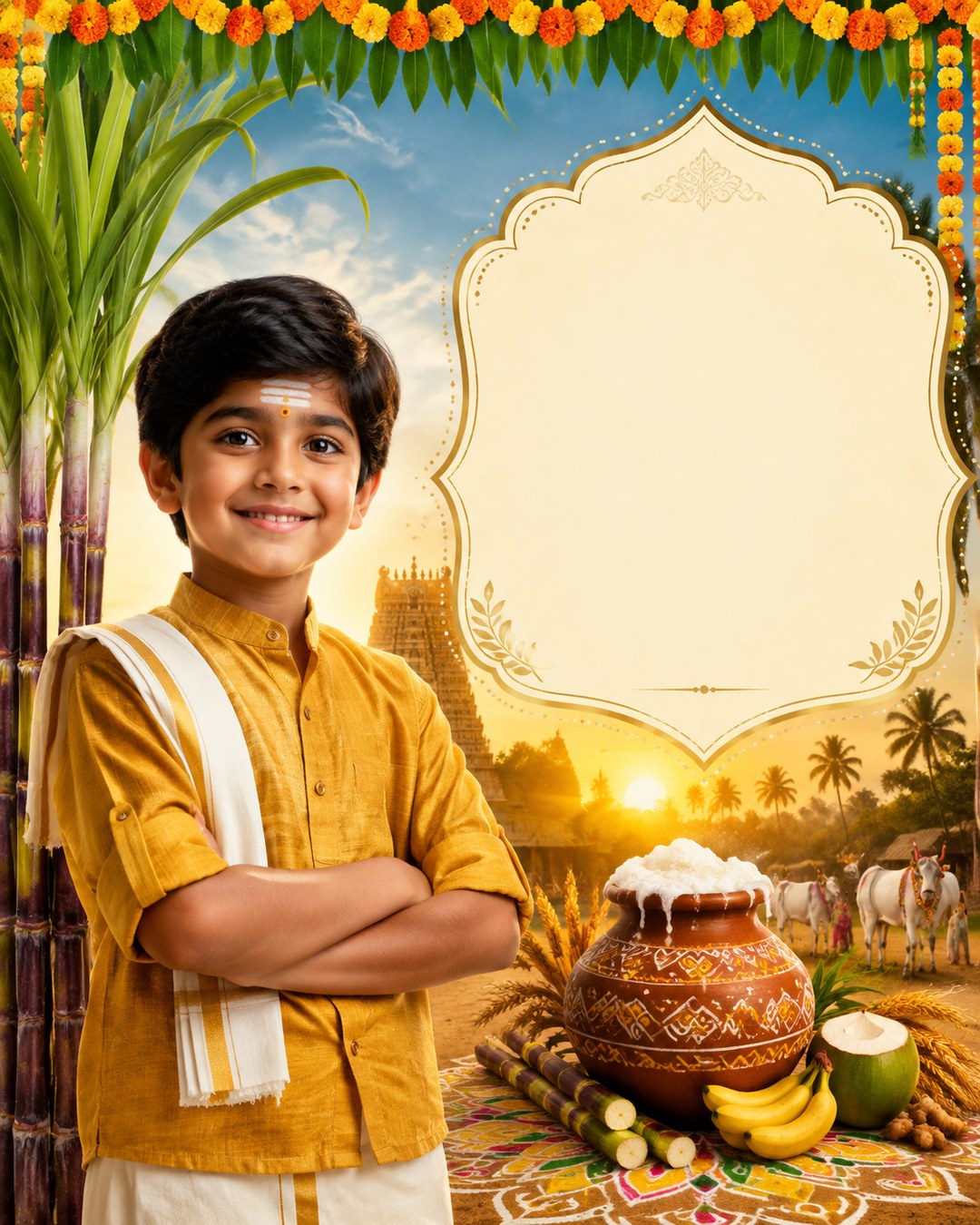 Pongal — India - Maharashtra reference poster
