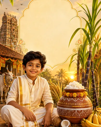Pongal — India - Bengal — Pongal AI poster reference