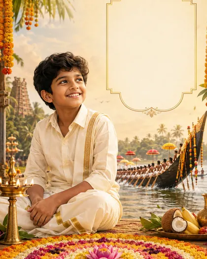 Onam — India - Tamil Nadu — Onam AI poster reference
