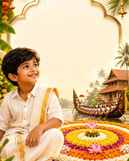 Onam — India - Kerala — Onam AI poster reference