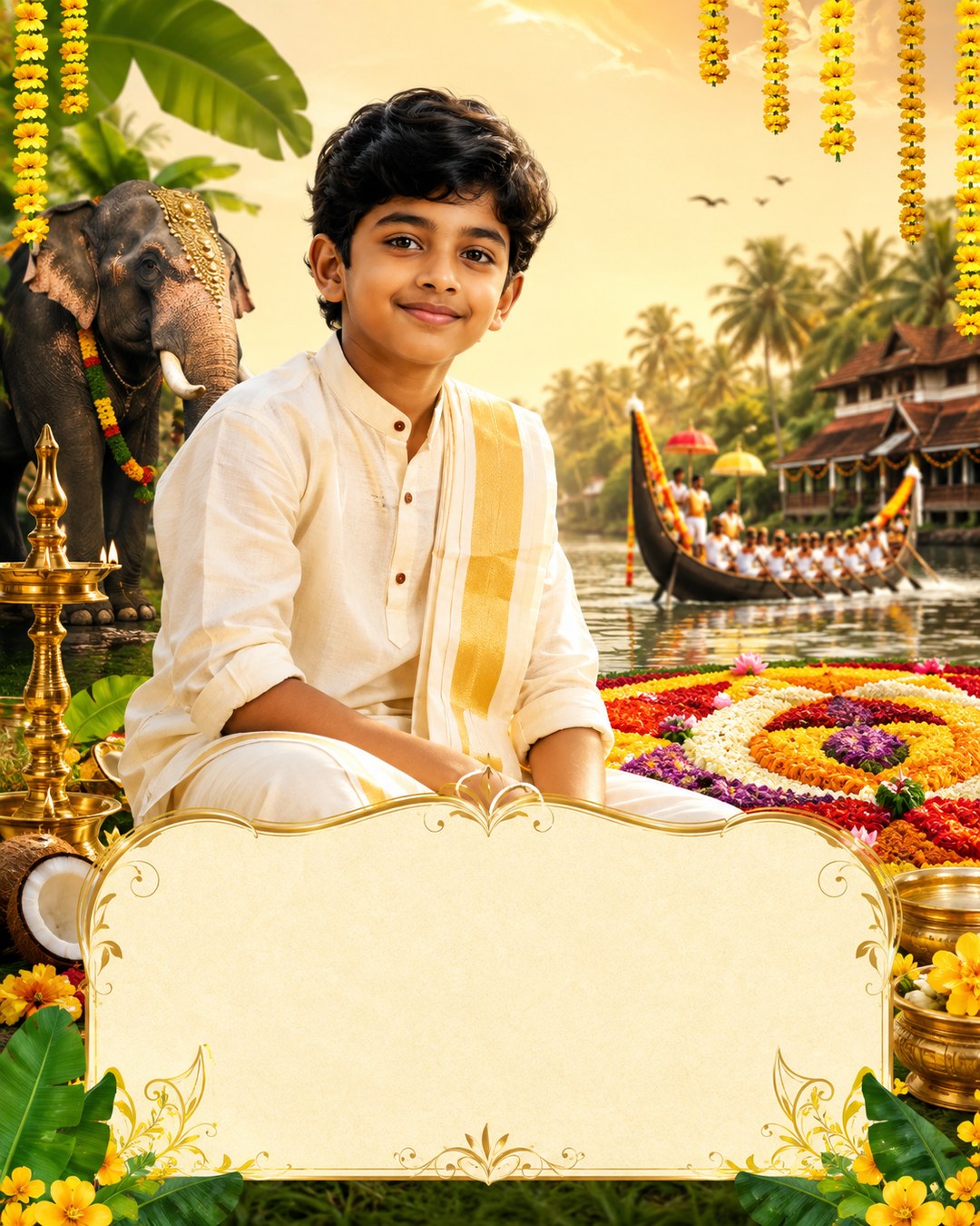 Onam — India - Maharashtra reference poster