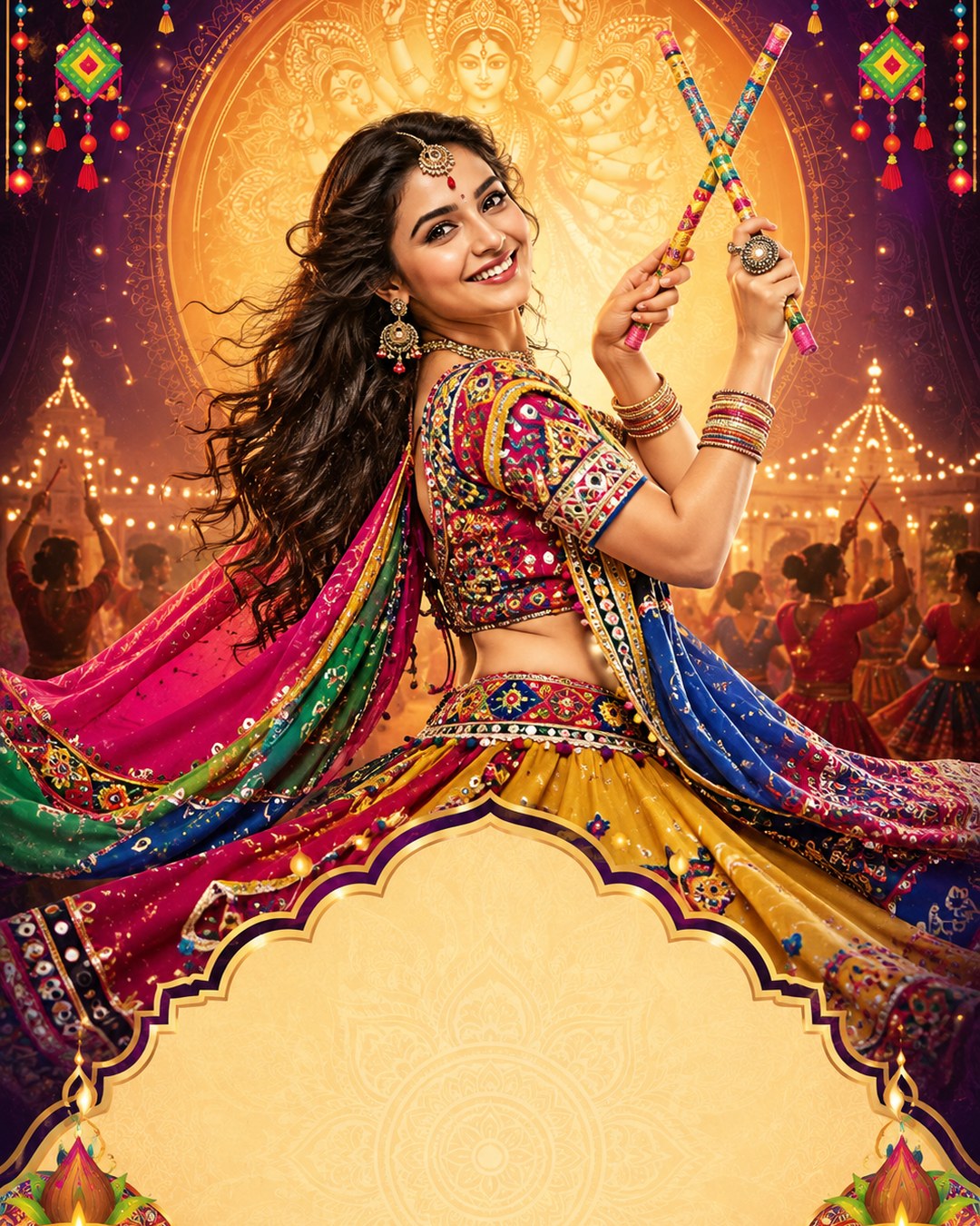 Navratri — India - Pan Indian reference poster