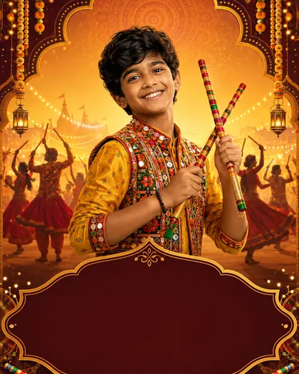 Navratri — India - Tamil Nadu — Navratri AI poster reference