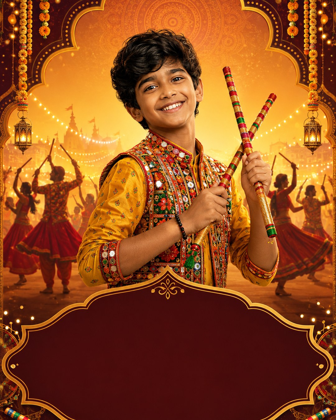 Navratri — India - Tamil Nadu reference poster