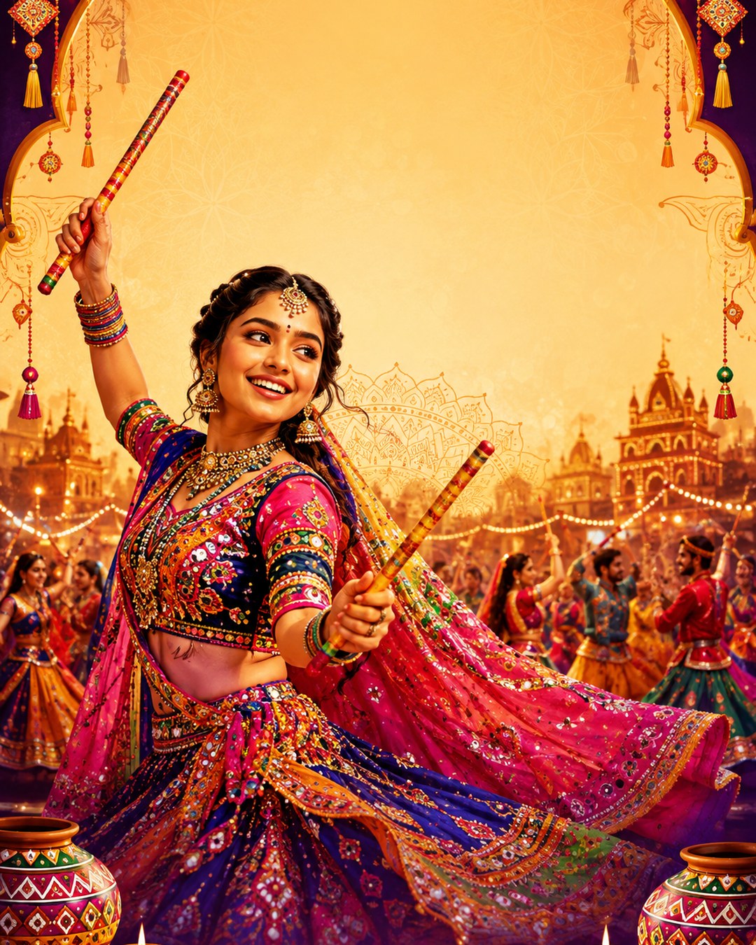 Navratri — India - Gujarat reference poster
