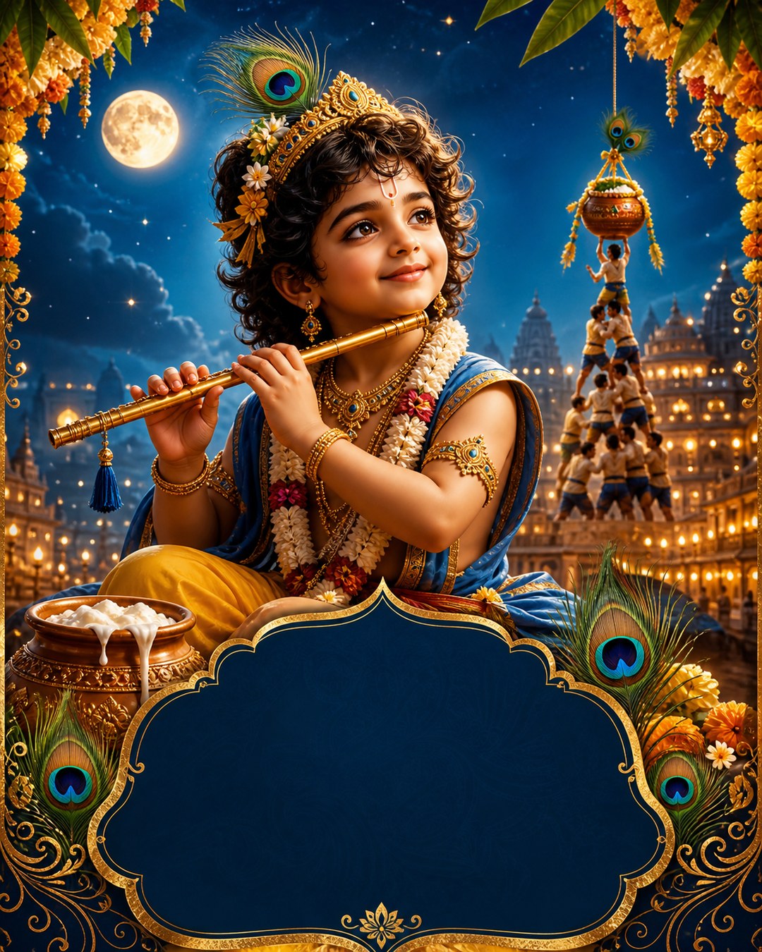 Janmashtami — India - Maharashtra reference poster