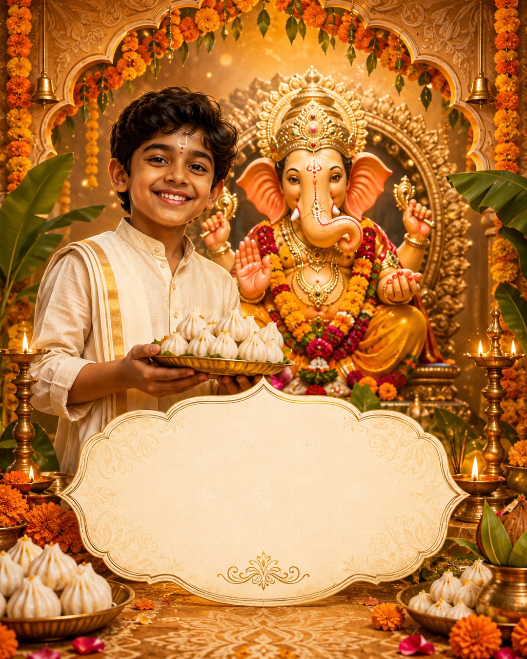Ganesh Chaturthi — India - Kerala reference poster
