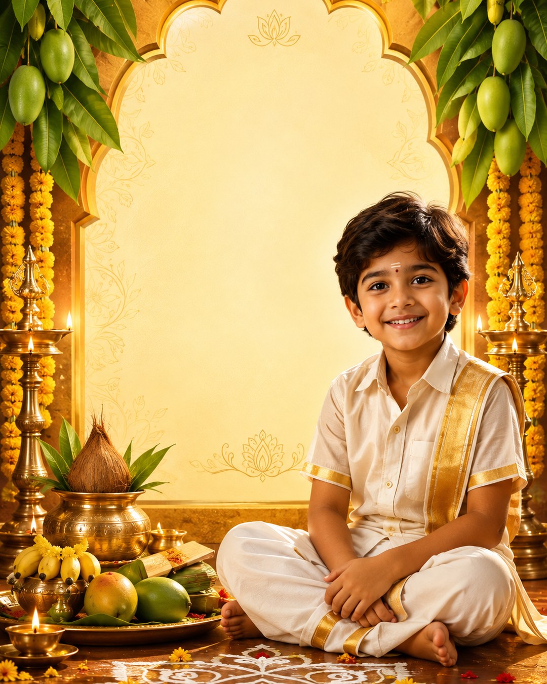 Tamil New Year / Puthandu — India - Kerala reference poster