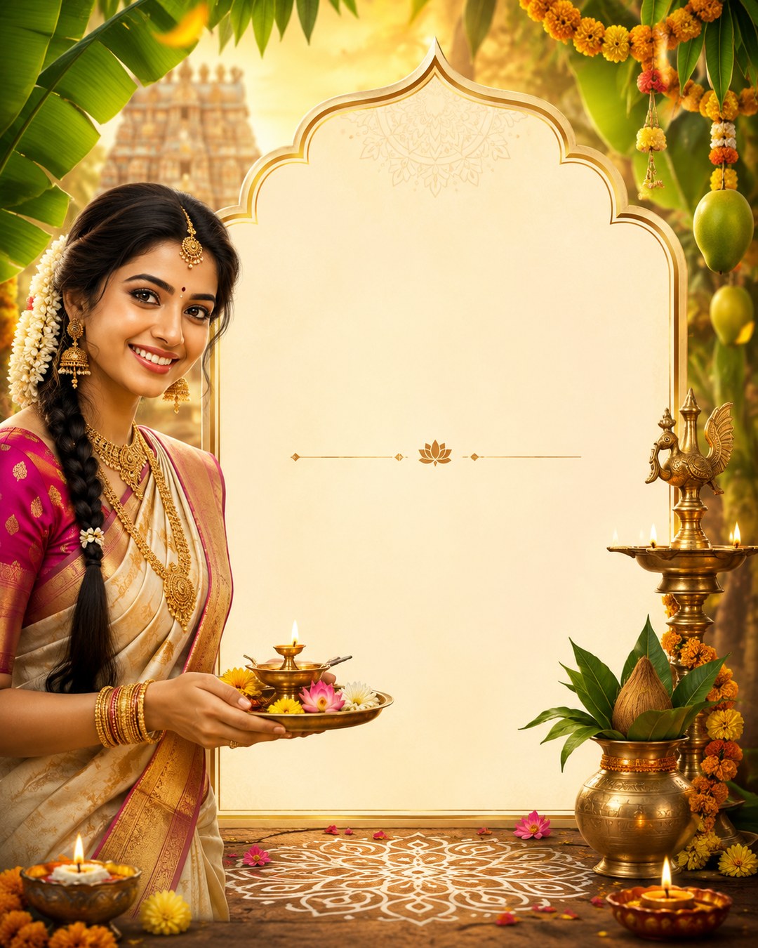 Tamil New Year / Puthandu — India - Karnataka reference poster