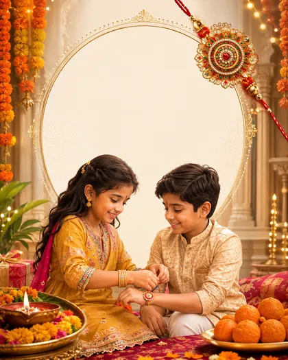 Raksha Bandhan — India - Pan Indian — Raksha Bandhan AI poster reference
