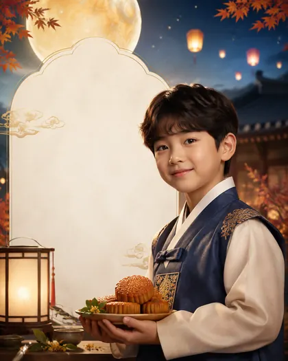 Mid-Autumn Festival — South Korea — Mid-Autumn Festival AI poster reference