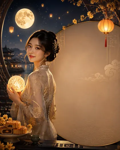 Mid-Autumn Festival — Indonesia — Mid-Autumn Festival AI poster reference