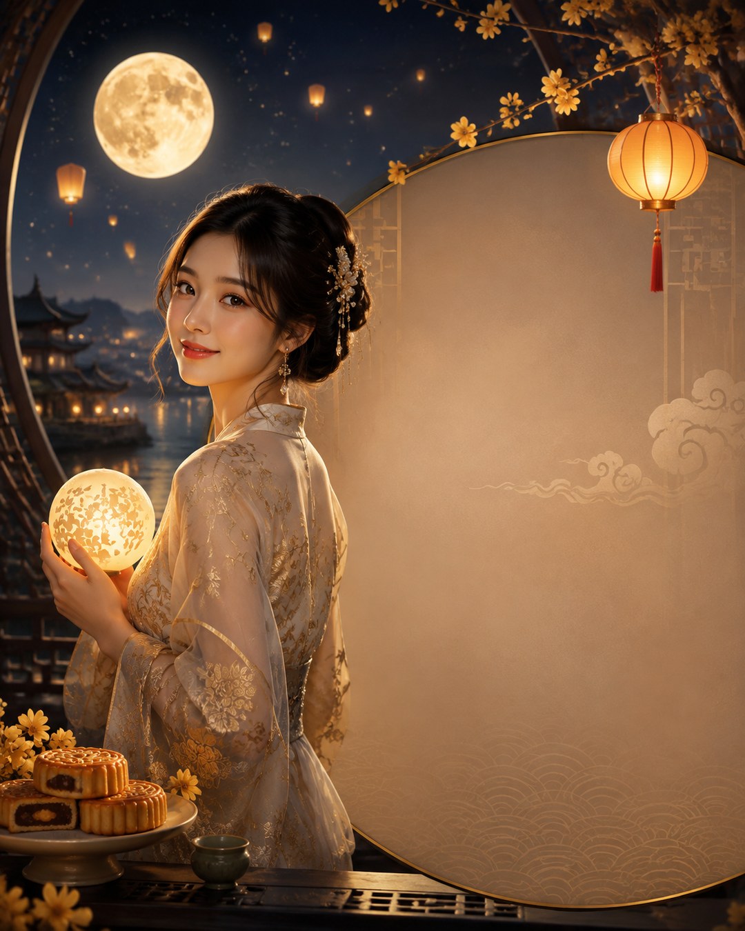 Mid-Autumn Festival — Indonesia reference poster
