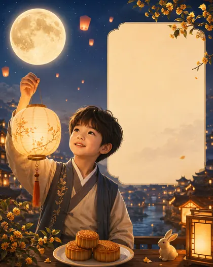 Mid-Autumn Festival — China — Mid-Autumn Festival AI poster reference