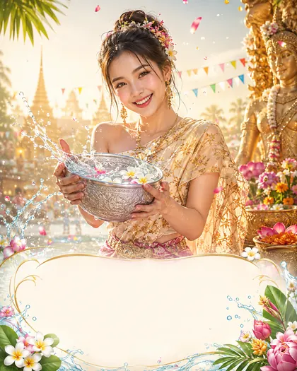 Songkran — China — Songkran AI poster reference