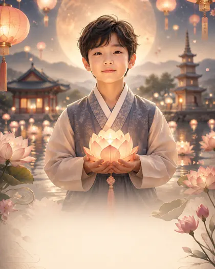 Vesak — South Korea — Vesak AI poster reference