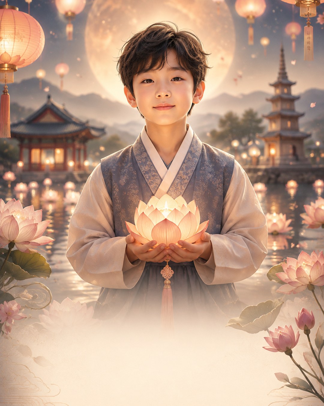 Vesak — South Korea reference poster