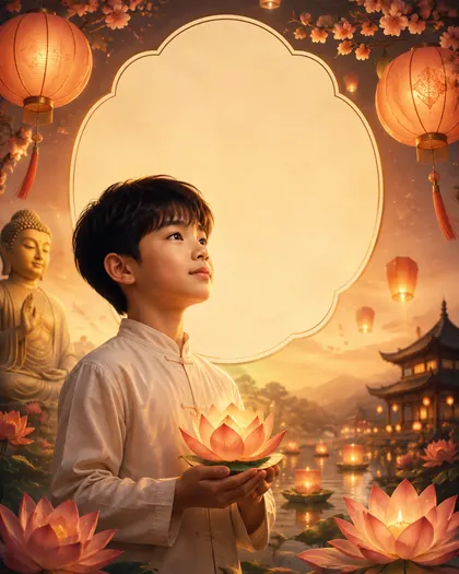 Vesak — China — Vesak AI poster reference