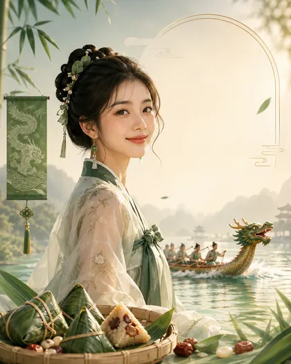Dragon Boat Festival — South Korea — Dragon Boat Festival AI poster reference