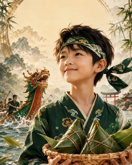 Dragon Boat Festival — Japan — Dragon Boat Festival AI poster reference