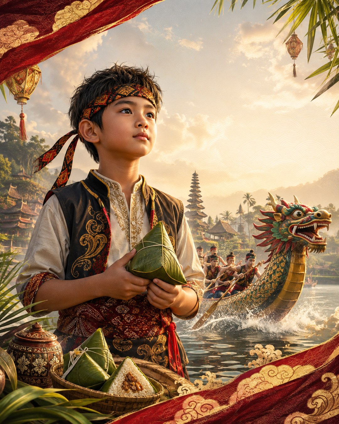 Dragon Boat Festival — Indonesia reference poster