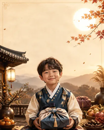 Chuseok — South Korea — Chuseok AI poster reference