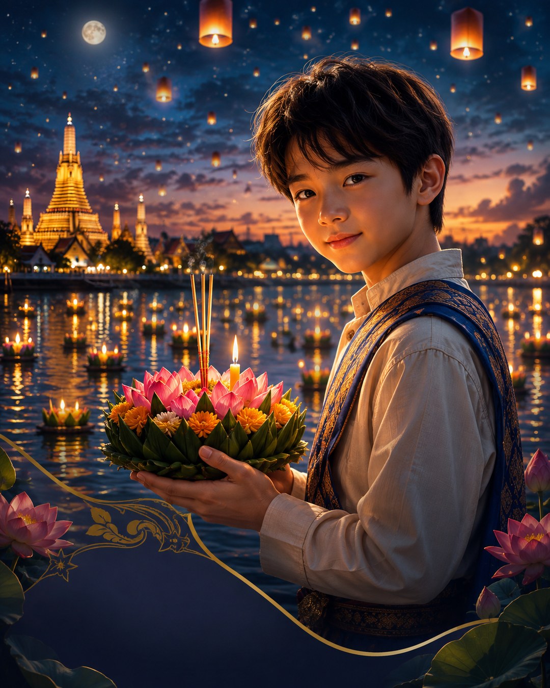 Loy Krathong — Japan reference poster