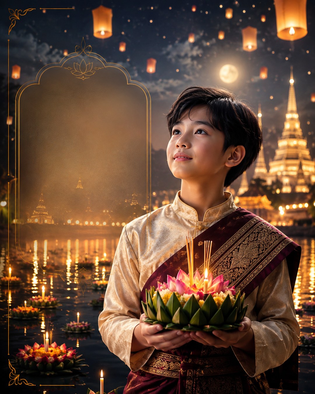 Loy Krathong — Indonesia reference poster