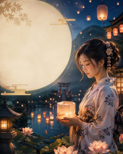Obon — Japan — Obon AI poster reference