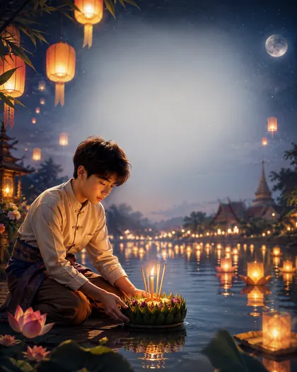 Obon — Thailand — Obon AI poster reference