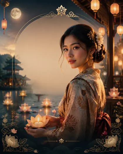 Obon — Indonesia — Obon AI poster reference