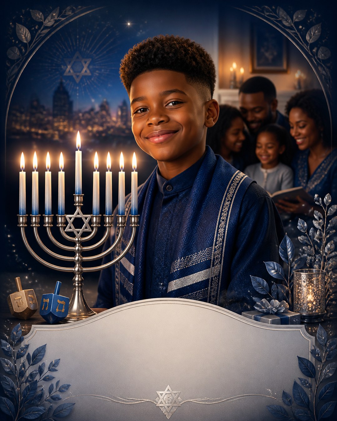 Hanukkah — USA / African diaspora reference poster