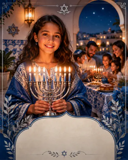 Hanukkah — Mexico — Hanukkah AI poster reference