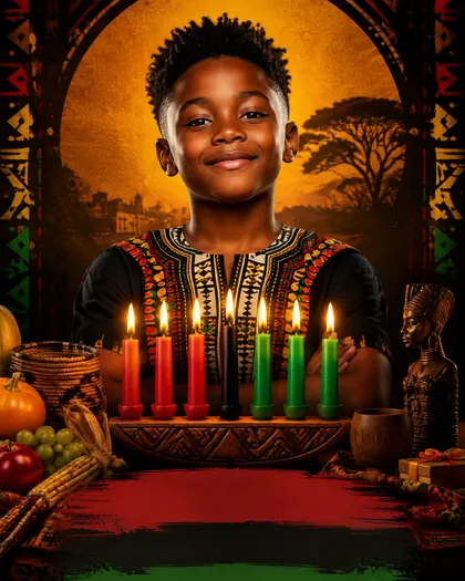 Kwanzaa — Israel / Jewish diaspora — Kwanzaa AI poster reference