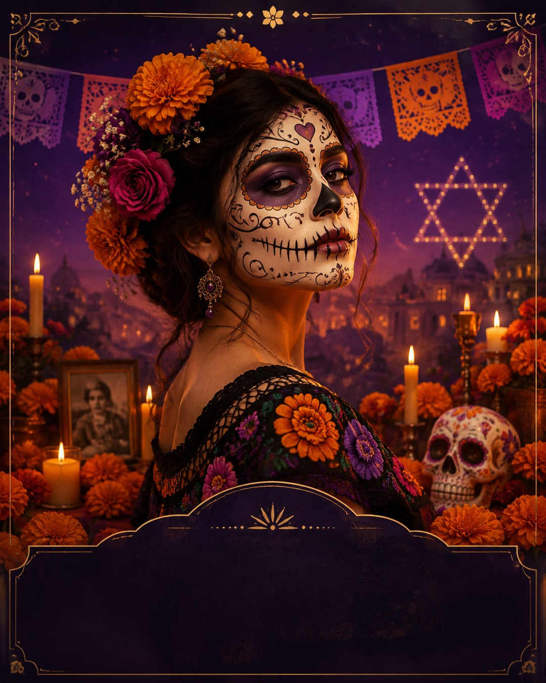 Día de los Muertos — Israel / Jewish diaspora reference poster