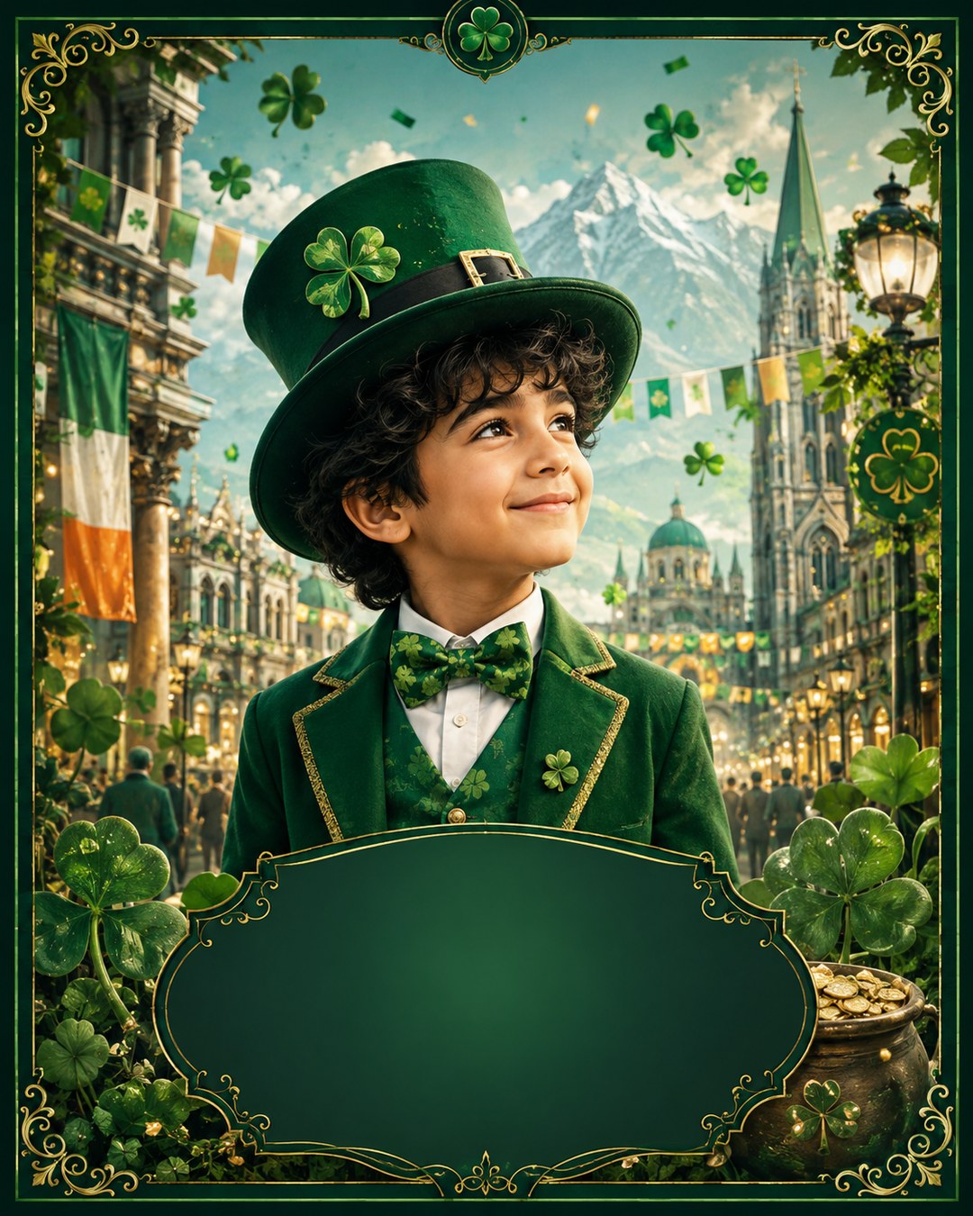 St. Patrick's Day — Iran / Persian world reference poster