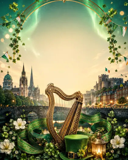 St. Patrick's Day — Ireland / global Irish diaspora — St. Patrick's Day AI poster reference
