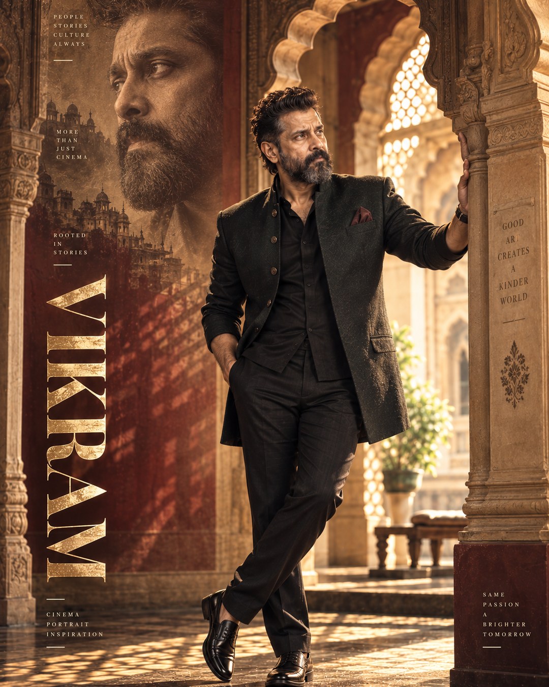 Vikram Inspired Heritage Palace Window Male Poster reference poster