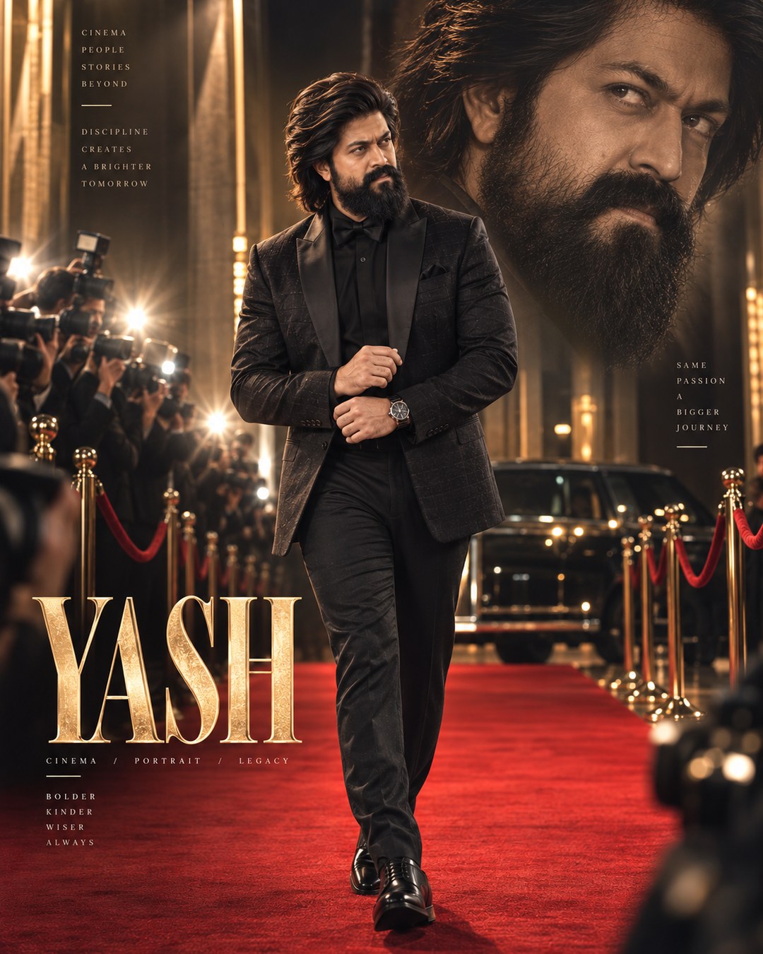 Yash Inspired Awards-Night Spotlight Male Poster reference poster